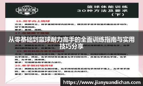 从零基础到篮球耐力高手的全面训练指南与实用技巧分享